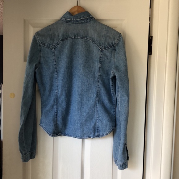 •Levi’s Red Tab Denim Jean Cowboy Western Shirt Button Down - Picture 8 of 9